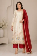 Classic Ivory Premium Shimmer salwar suit